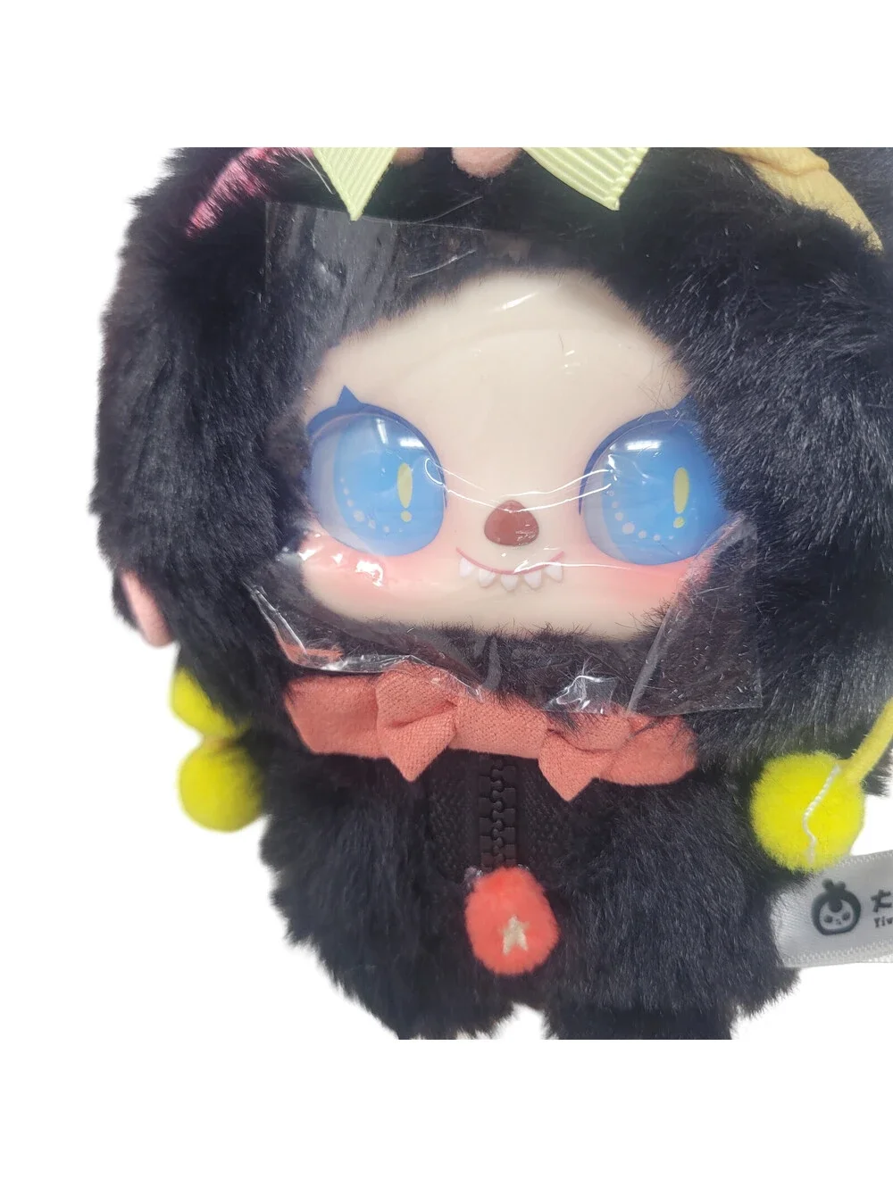 PIPIZI Fluffy Crit Squad Hat Bunny Momo Plush Keychain Cureplaneta Bag Charm